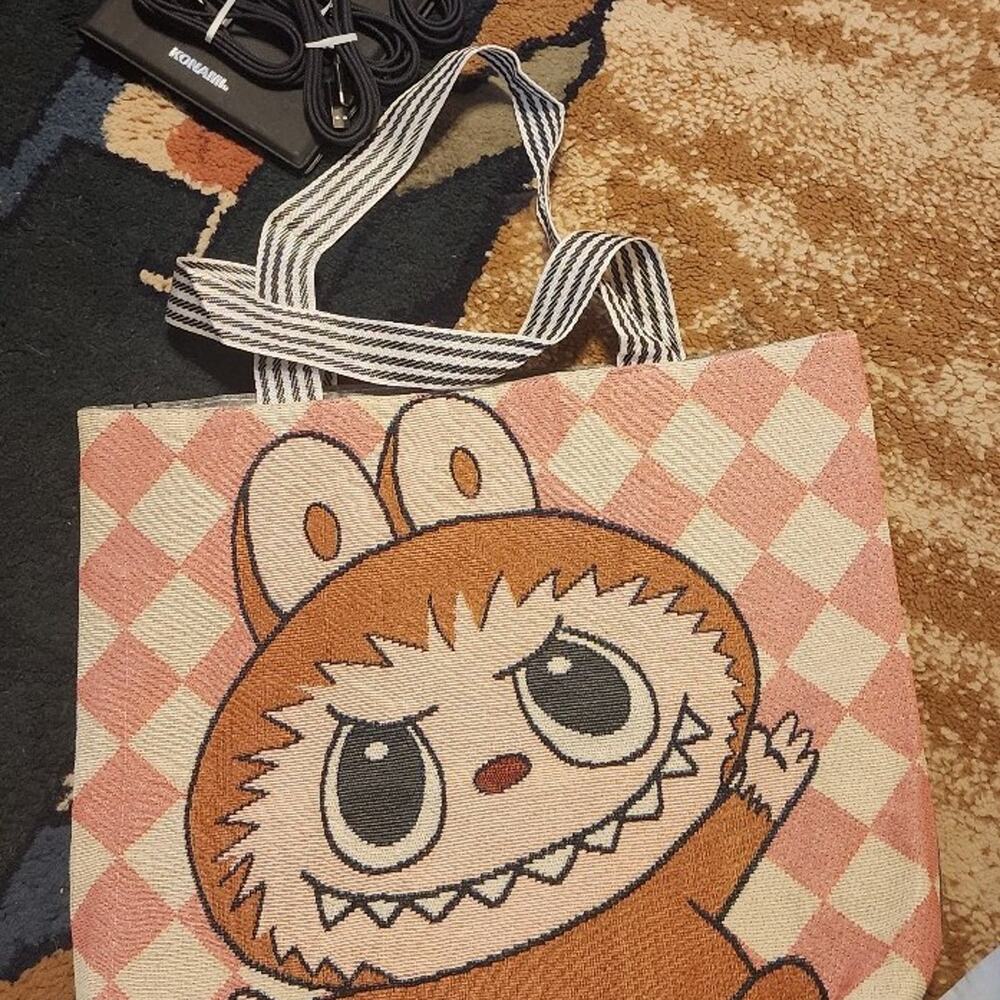 Fabric Mischievous Norse Elf Tote Bag